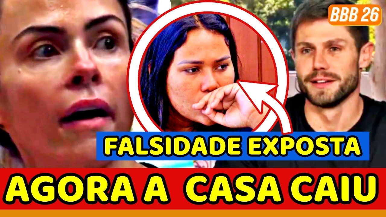 😱🔥BBB26 AGORA! A CASA CAIU: Ana Paula DESCOBRE SEGREDO; SAMIRA CONTA TUDO e SAI POR UM FIO; Jonas e+