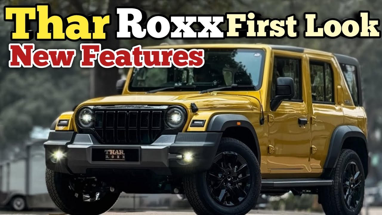 Mahindra Thar Roxx Star Edition 2026 First Look With New Features 