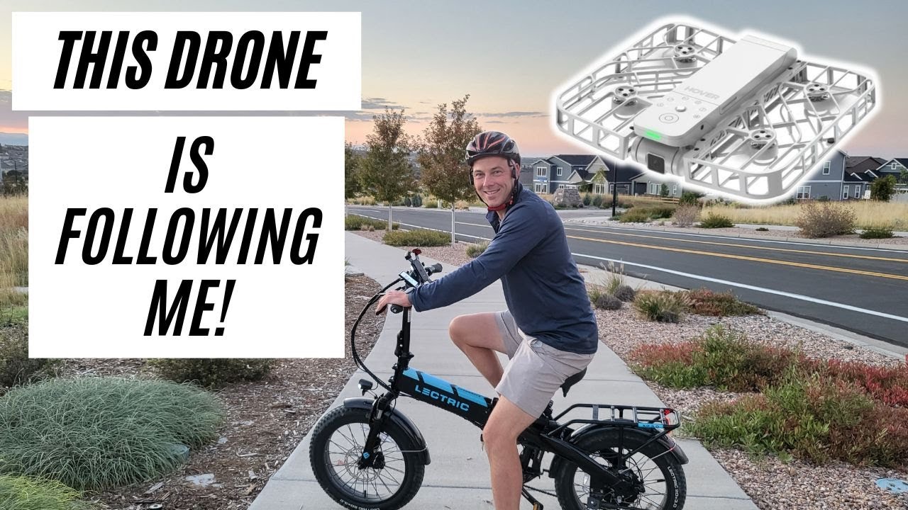 Can the Hover Camera X1 selfie drone keep up with an eBike?