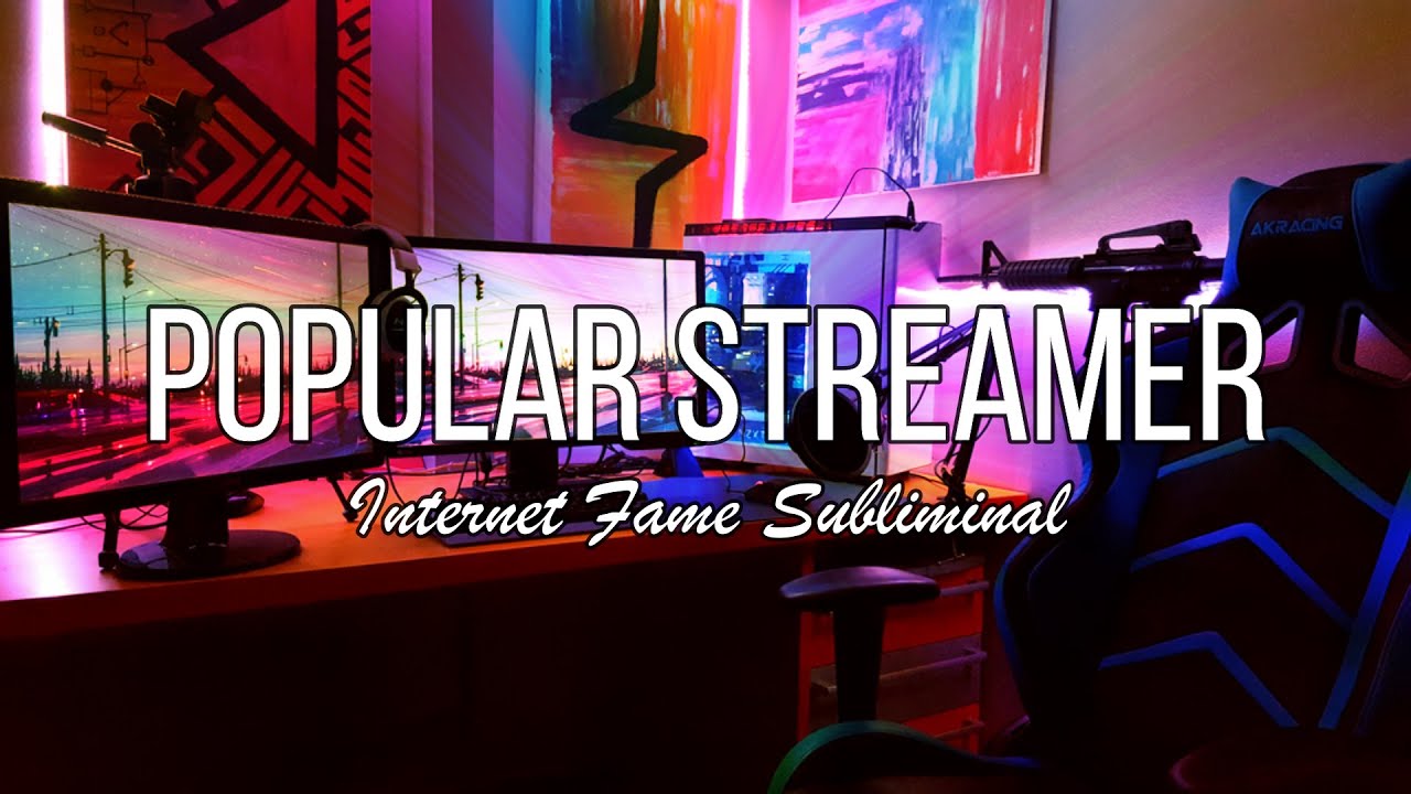 Become a Popular Streamer | Internet Fame Subliminal | BOOSTED SUBLIMINAL