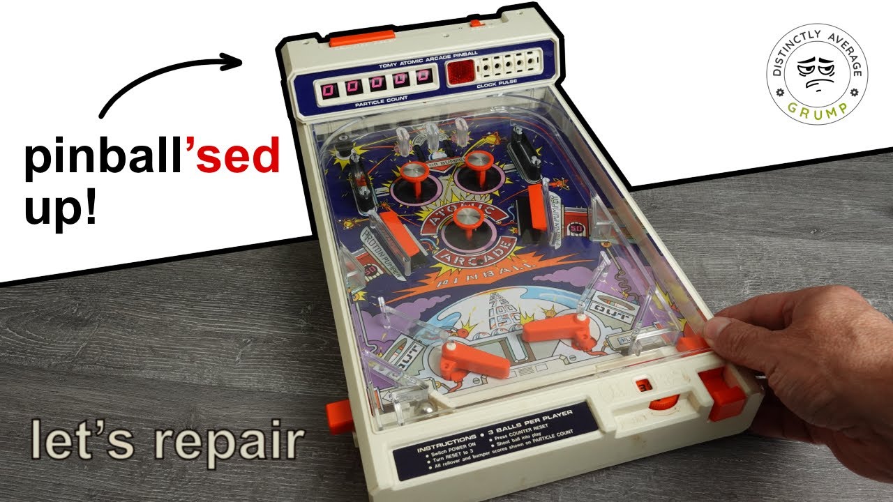 Tomy ATOMIC Pinball Game from 1979 - Can I REPAIR it?