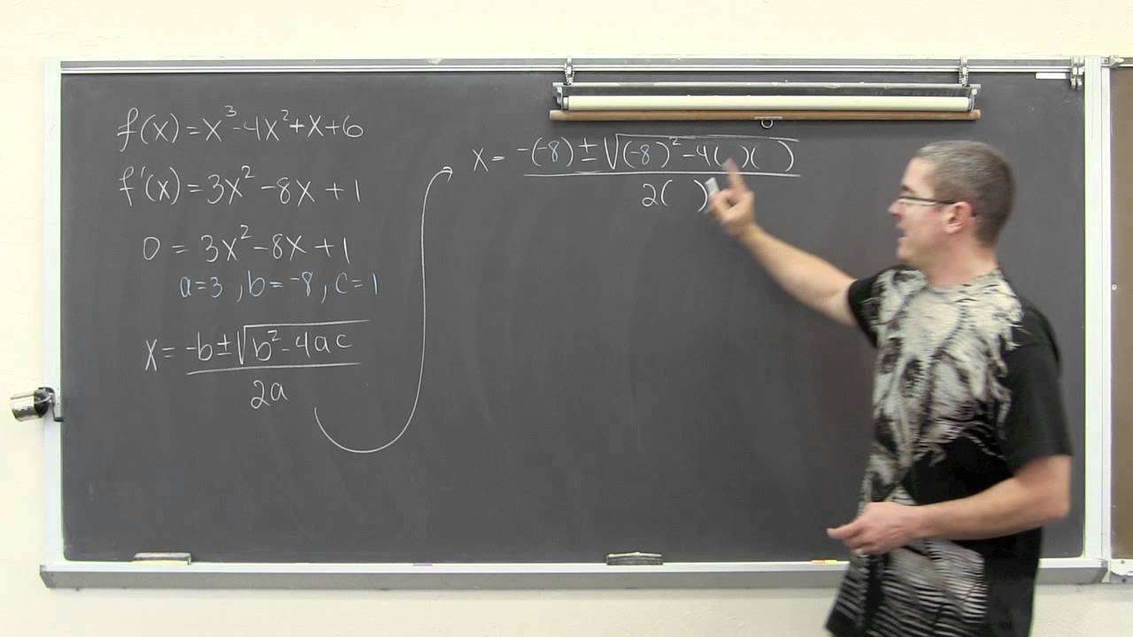 Horizontal Tangent Lines and Differentiation Calculus 1 AB