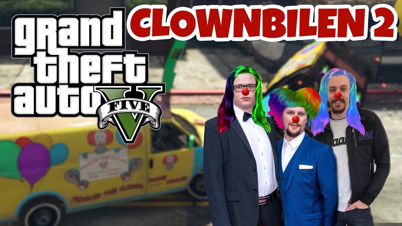 CLOWNBILENS ÅTERKOMST | GTA 5 Online med ChrisWhippit, SoftisFFS & figgehn
