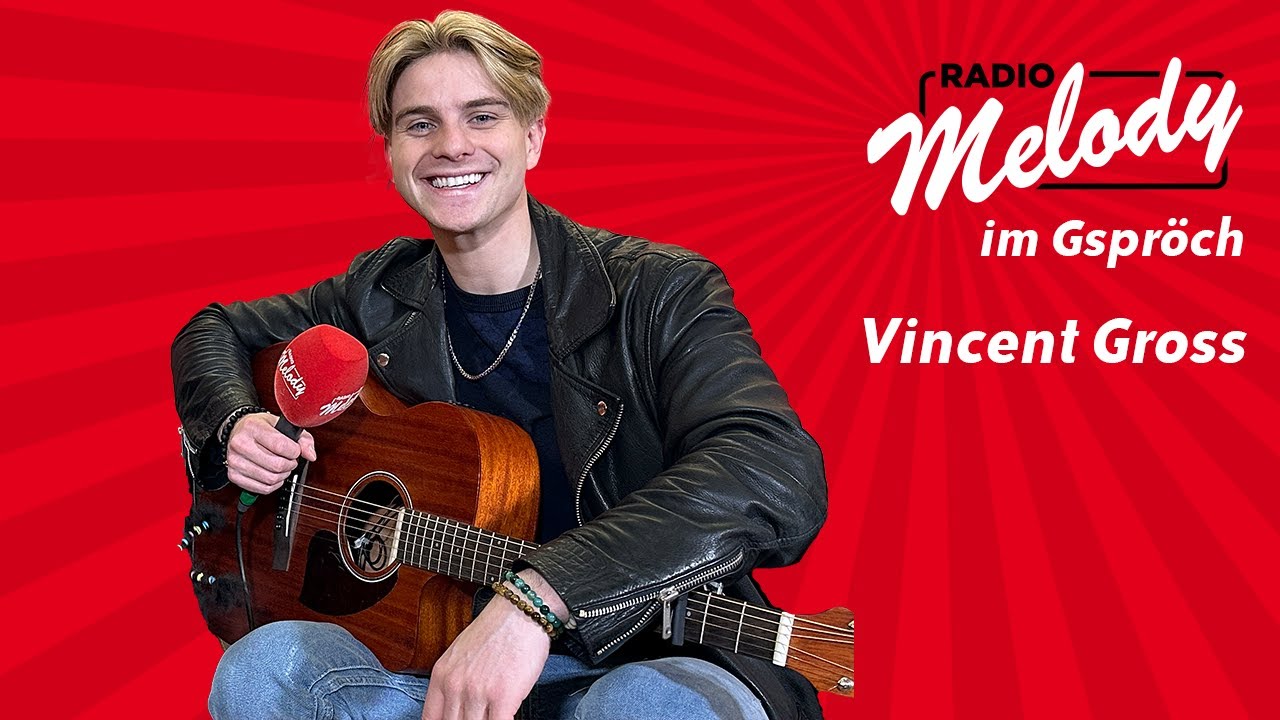 Vincent Gross im Radio Gespräch vor dem Radio Melody Schlagerfescht 2023 in Bern
