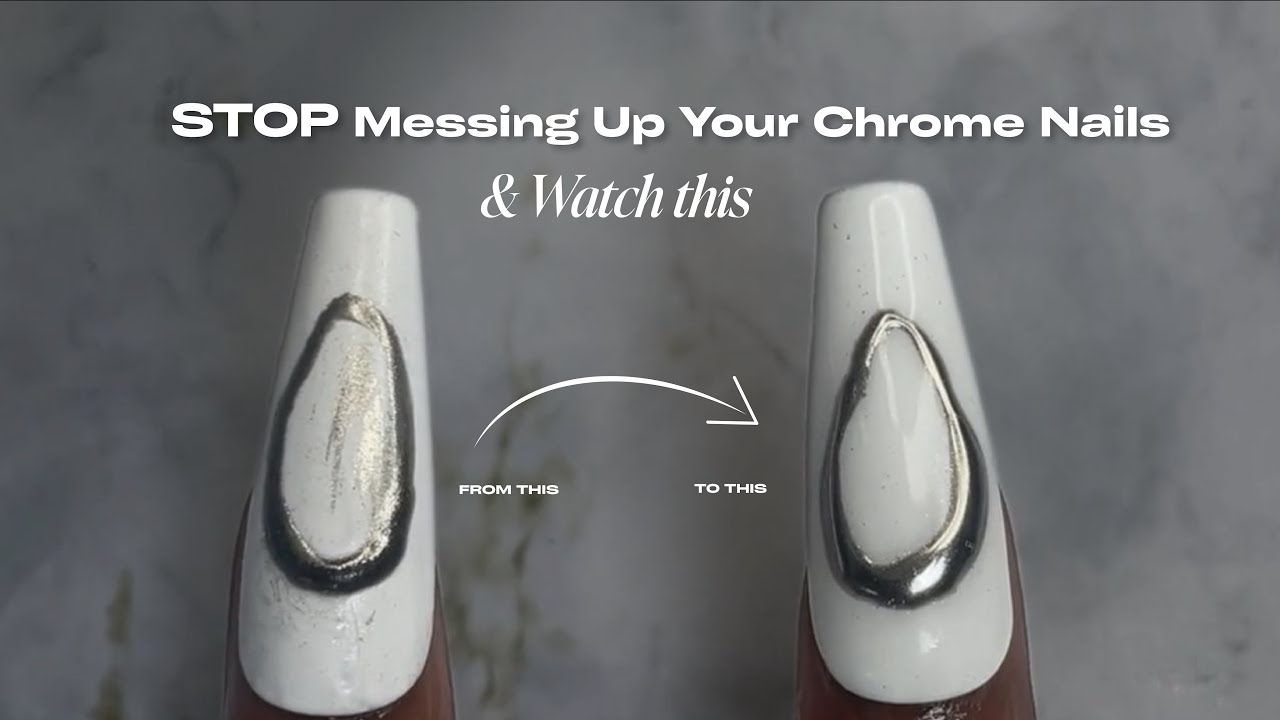 HOW TO: 3D CHROME NAIL ART TUTORIAL