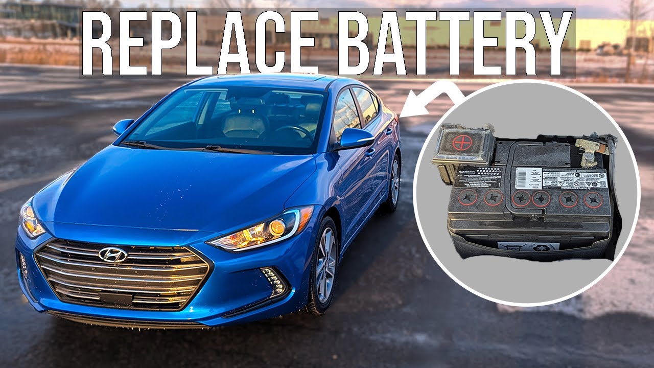 Как [ЛЕГКО] заменить аккумулятор — Hyundai Elantra (2017/2018)