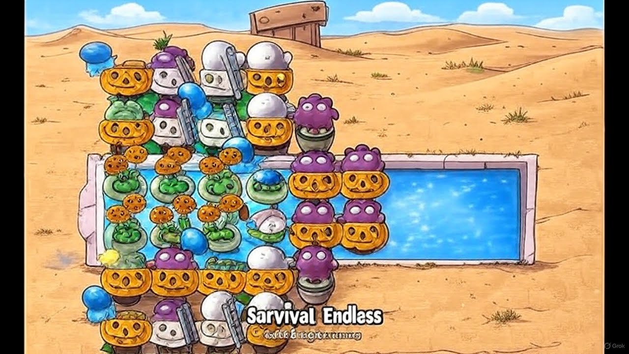 【PE】Rear Group Gloom Cobless (6 Flower Version) | 143 Gigas | Strategy by @imPLANT_PVZ