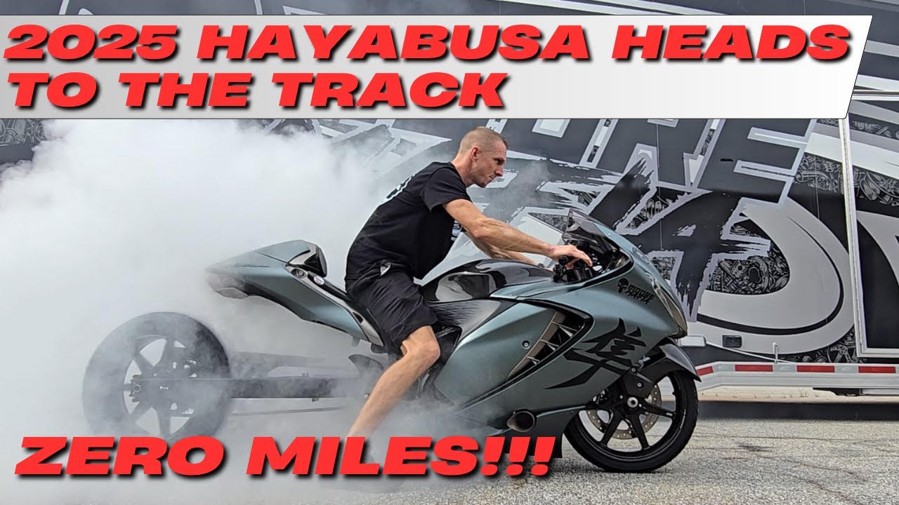 2025 Hayabusa Hits The Track for the First Time