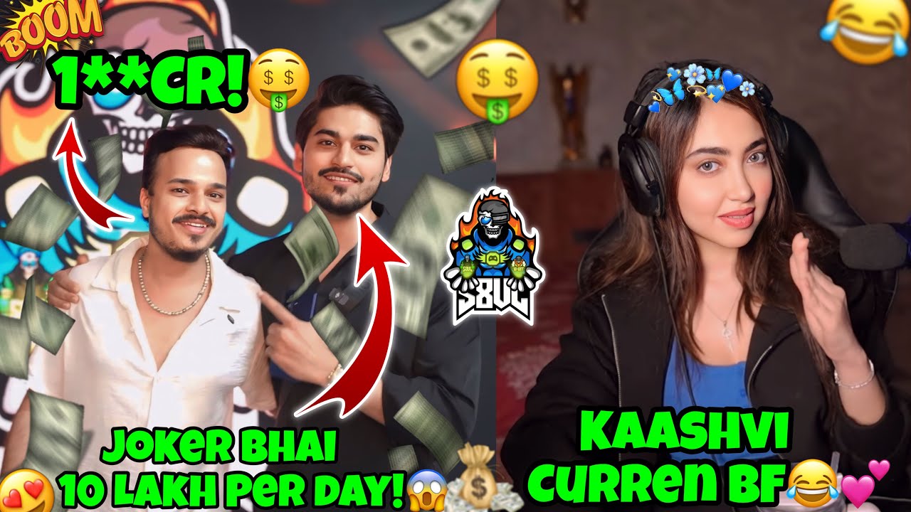 Kaash Current Boyfriend😂🔥| 8bit Thug Reveal Net Worth😳| Joker PerDay 10Lakh!😱🔥| Kaashvi Mother❤️💕￼