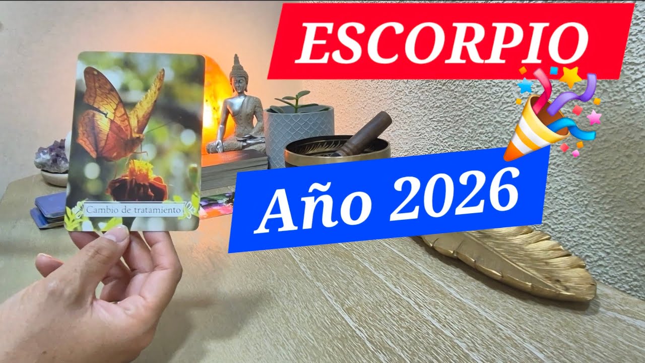 ESCORPIO | A&Ntilde;O 2026 ☀️🌈&hearts;️✨️ MES A MES. #escorpio #2026 