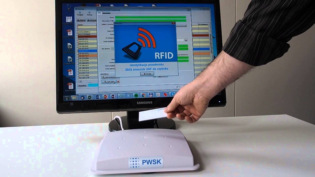 Working with RFID tool and asset management