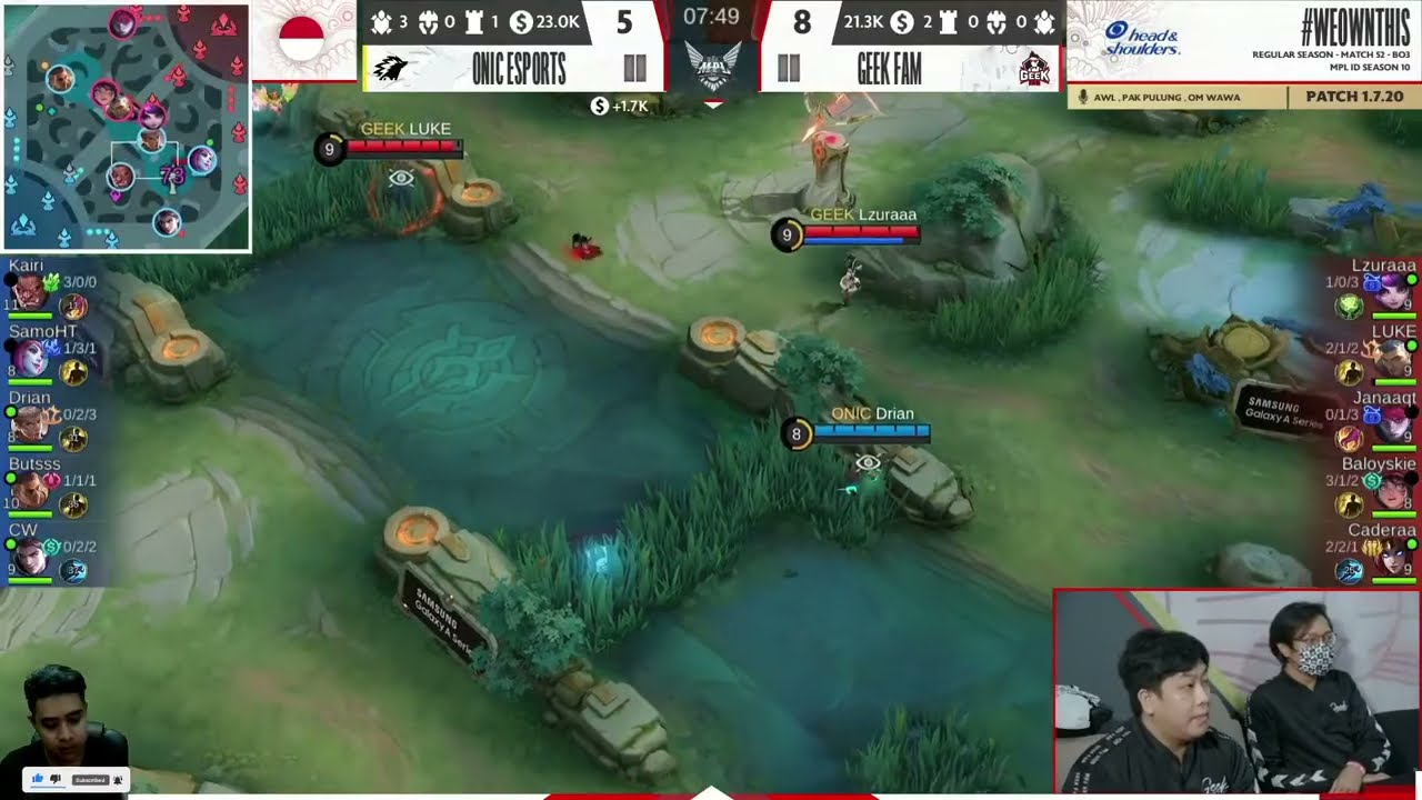 LIVE MPL ID - ONIC VS RRQ HOSHI