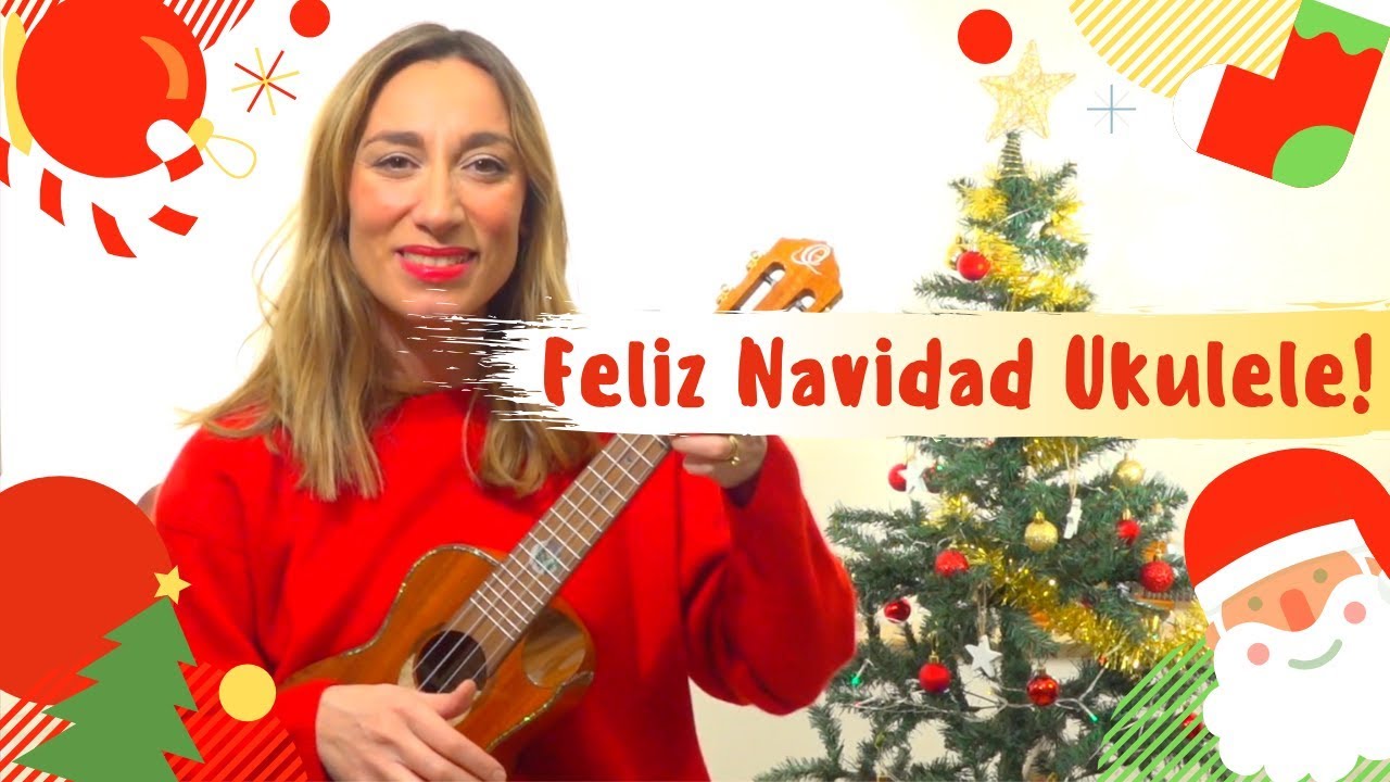 Canzoni di Natale Ukulele/ Feliz Navidad Tutorial e Play Along + PDF