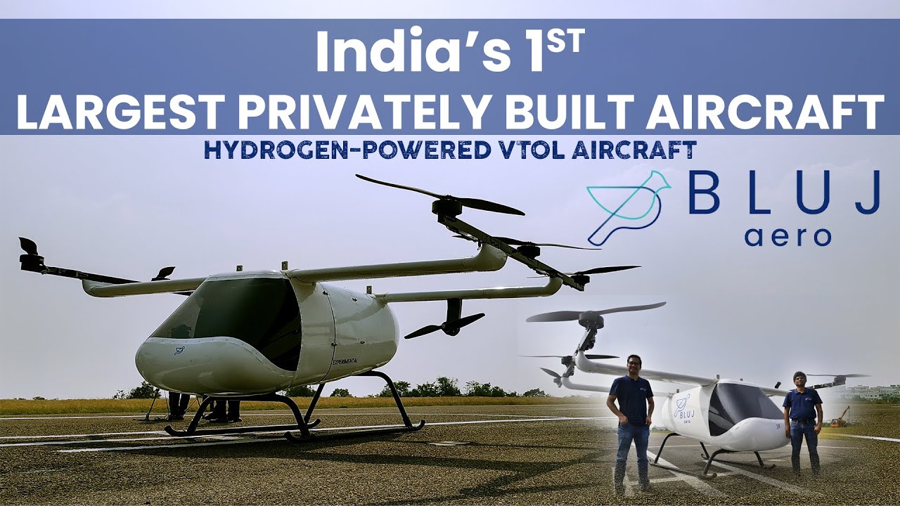 BluJ Aero | India's First H₂eVTOL Aircraft | Sustainable Aviation Milestone