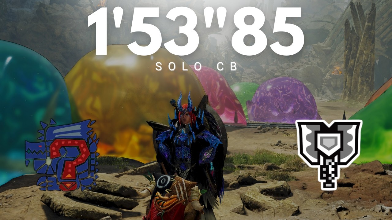 [MH Wilds] Neon Neopterons - CB Solo - 1'53''85