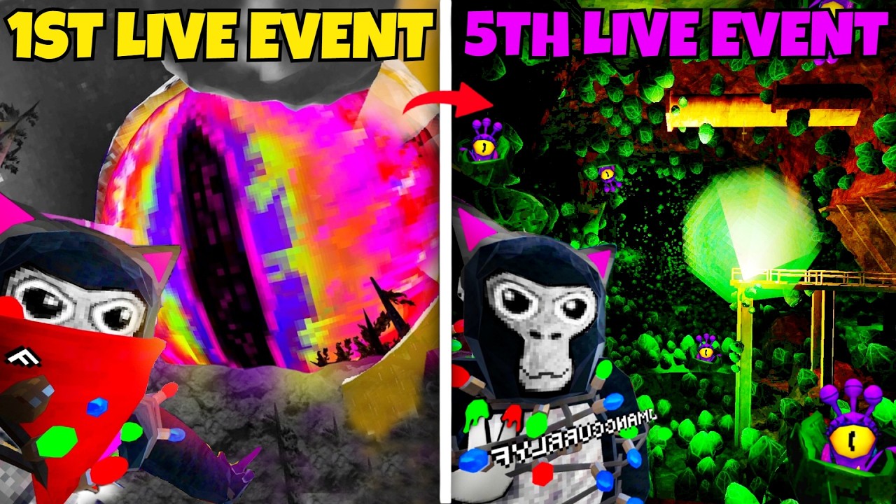 Every Gorilla Tag Live EVER