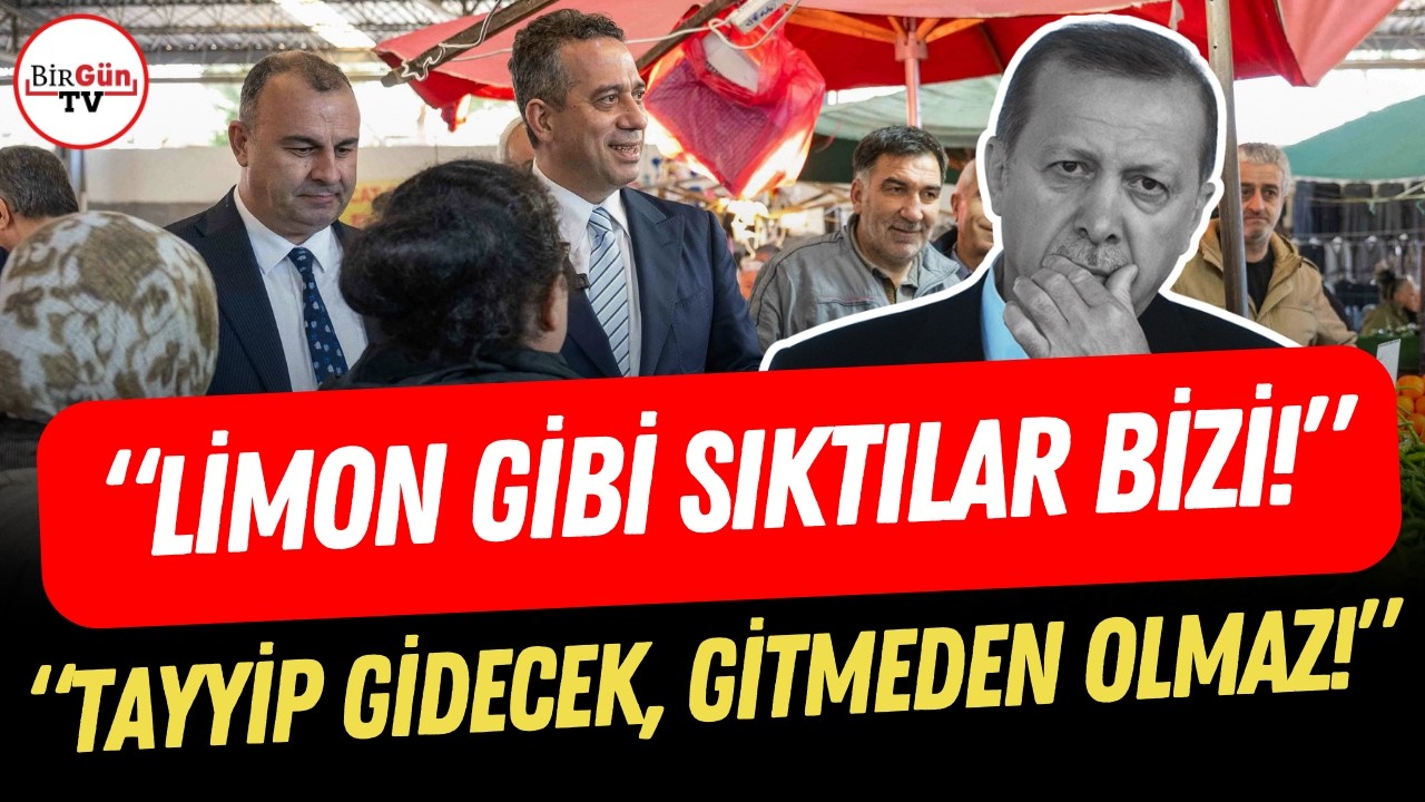 Yurttaşlar, Başarır’a dert yandı! “Limon gibi sıktılar bizi! Tayyip gitmeden olmaz!”