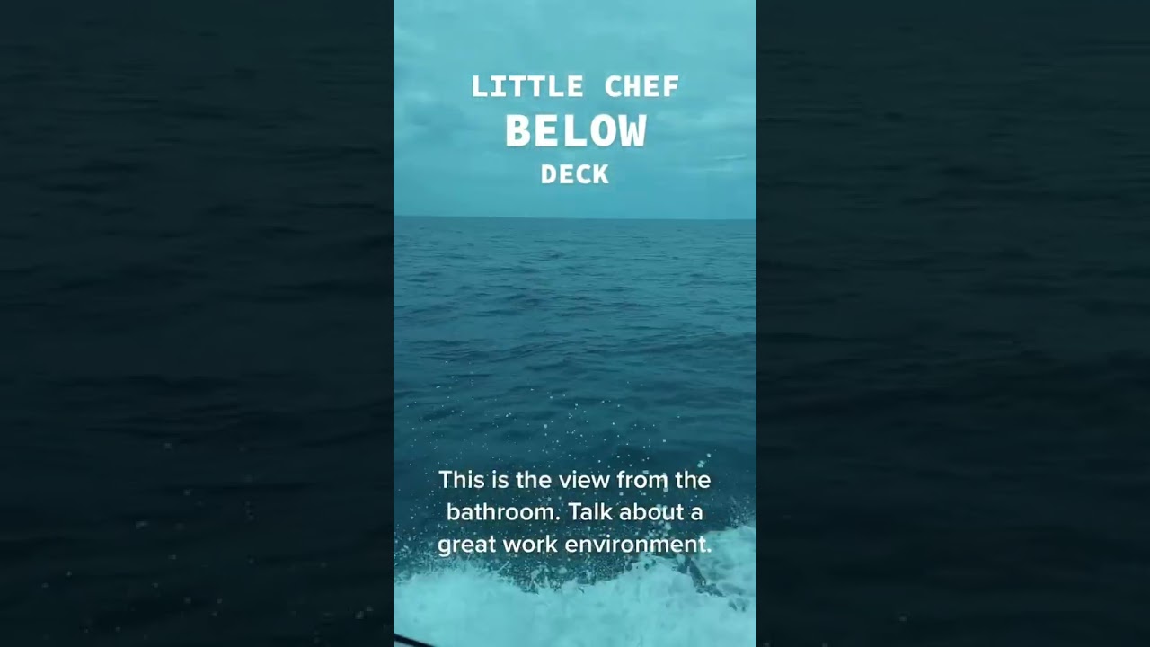 VIEWS- CHEF ON A YACHT #chef #food #cooking #belowdeck #yachtlife #dayinthelife #yacht #beautiful