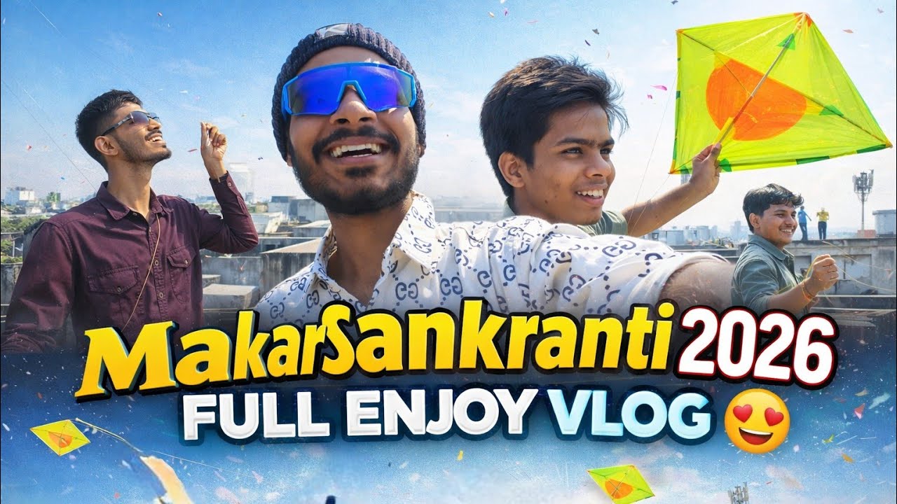 Kai Po Che! 🪁 Uttarayan 2026 Viral Kite Flying Moments | Makar Sankranti Special #viralvideo 