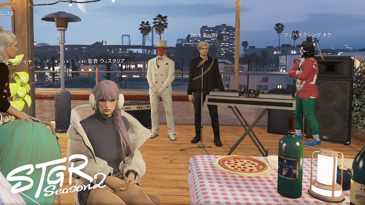 【#ストグラSeason2】紫音ウィスタリアの1日🍔【Day10】