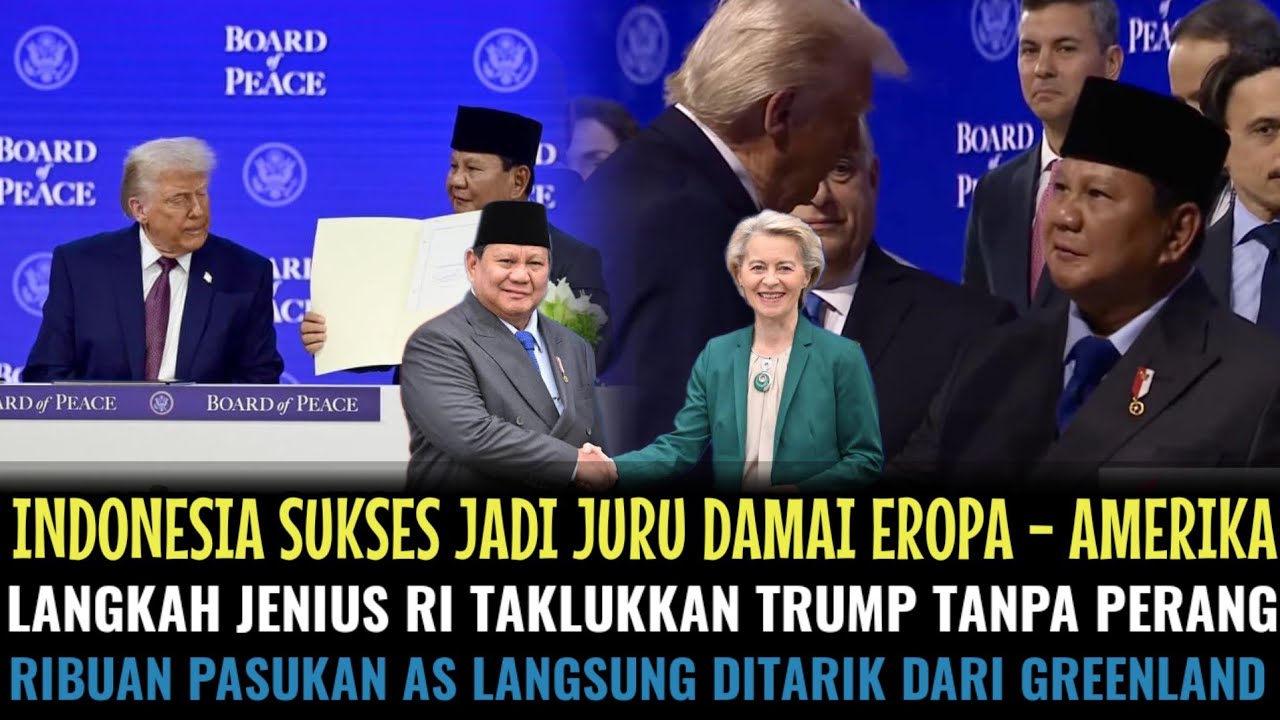 INDONESIA SUKSES DAMAIKAN EROPA - AMERIKA 🤩 LANGKAH JENIUS PRABOWO TAKLUKAN TRUMP TANPA PERANG‼️