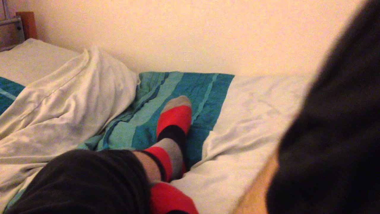 Struggling to slip off my socks
