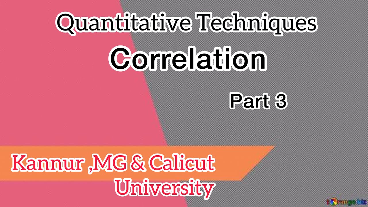 Correlation part 3