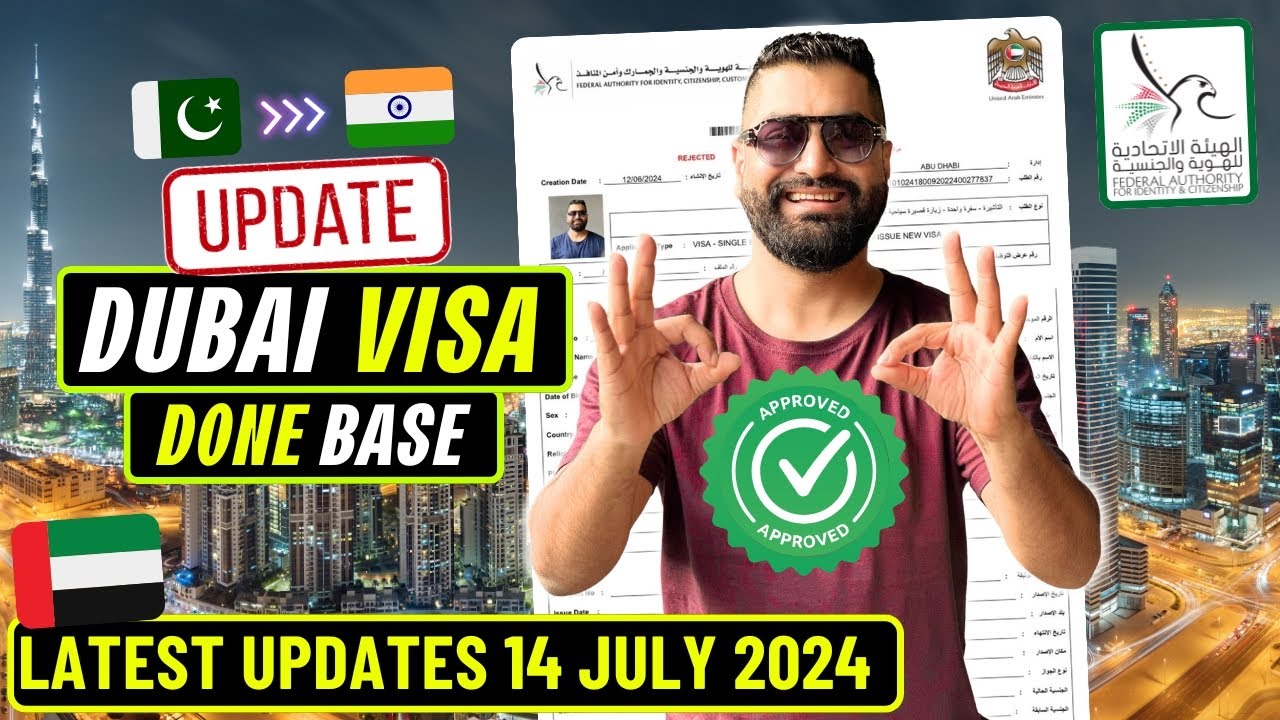 🇦🇪 Dubai Done Base Visa - UAE Visit Visa Latest Updates 2024 - Dubai Visa Update Today Pakistan