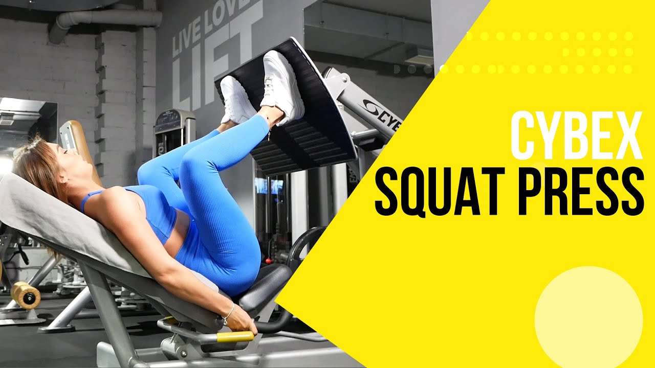 Technika ćwiczenia na maszynie Cybex Squat Press w GymHouse.