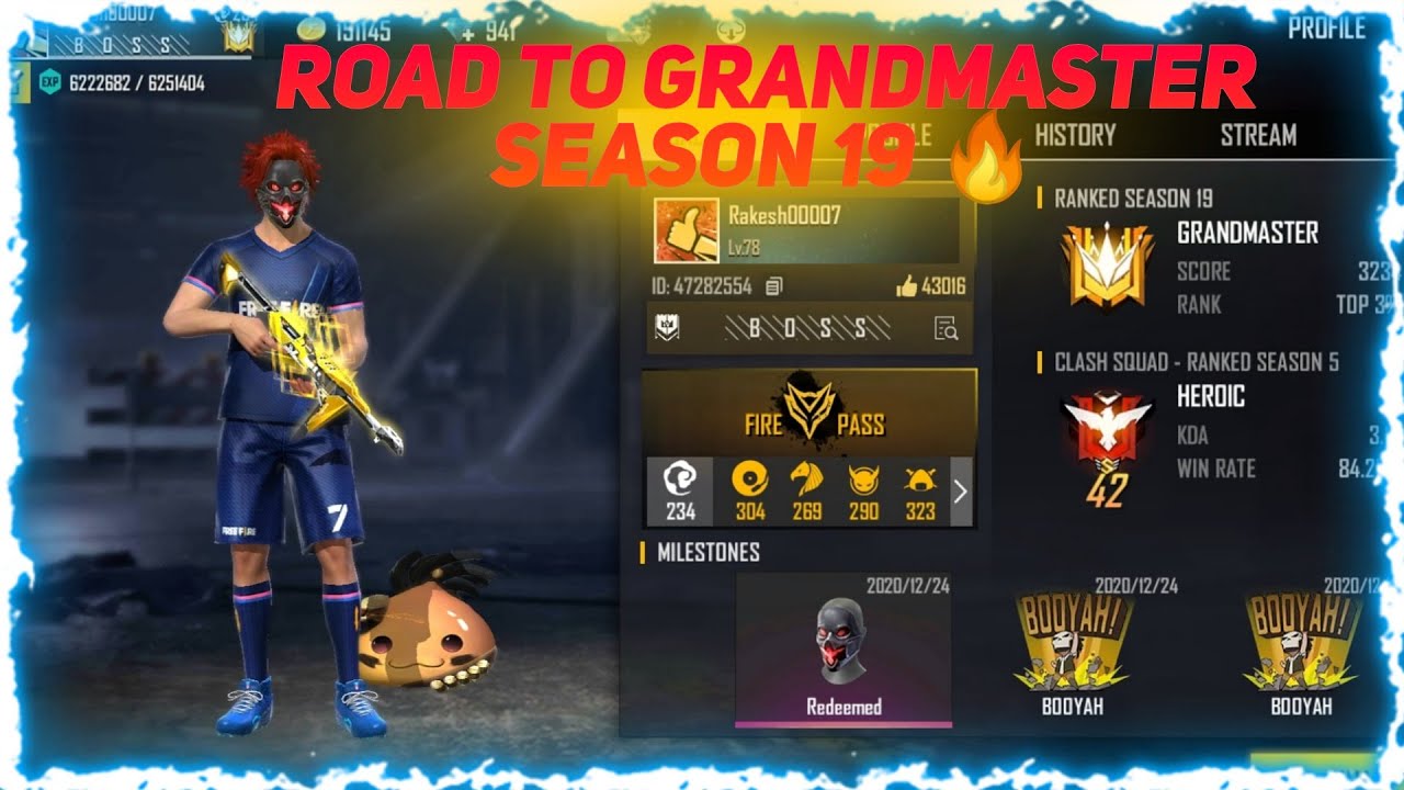 GOLD TO GRANDMASTER SEASON 19 🔥- Rakesh00007