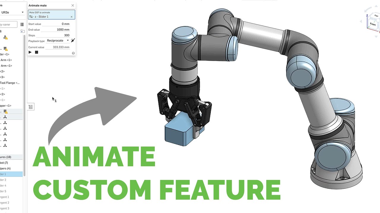 How to Animate Multiple Mates in Onshape