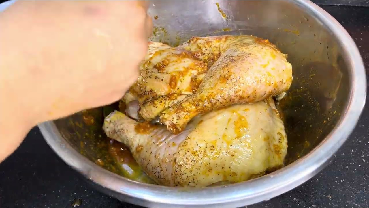 دجاج🐓محمر في كوشة علي اصولو طايب زبدة وطري 