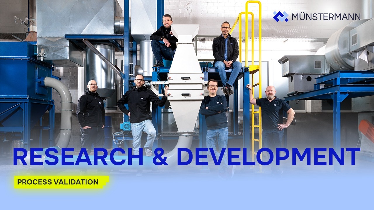 Research & Development at Münstermann | Process Validation on a Belt Dryer
