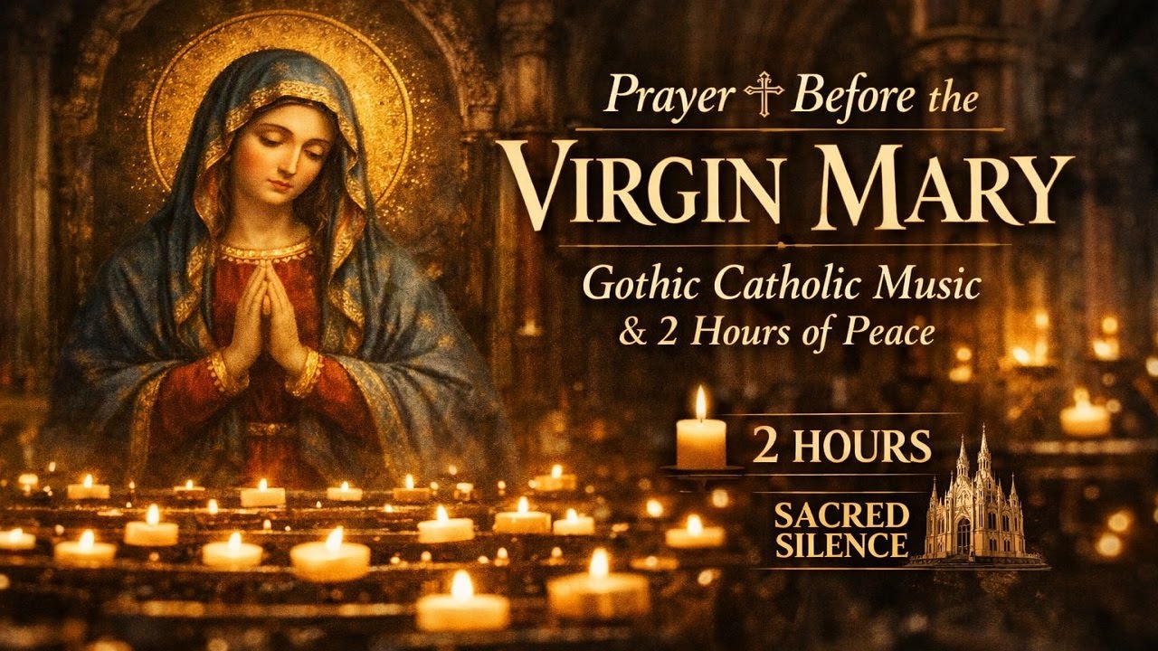 Virgin Mary | Gothic Catholic Music | 2 Hours of Peace, Candles & Sacred Silence