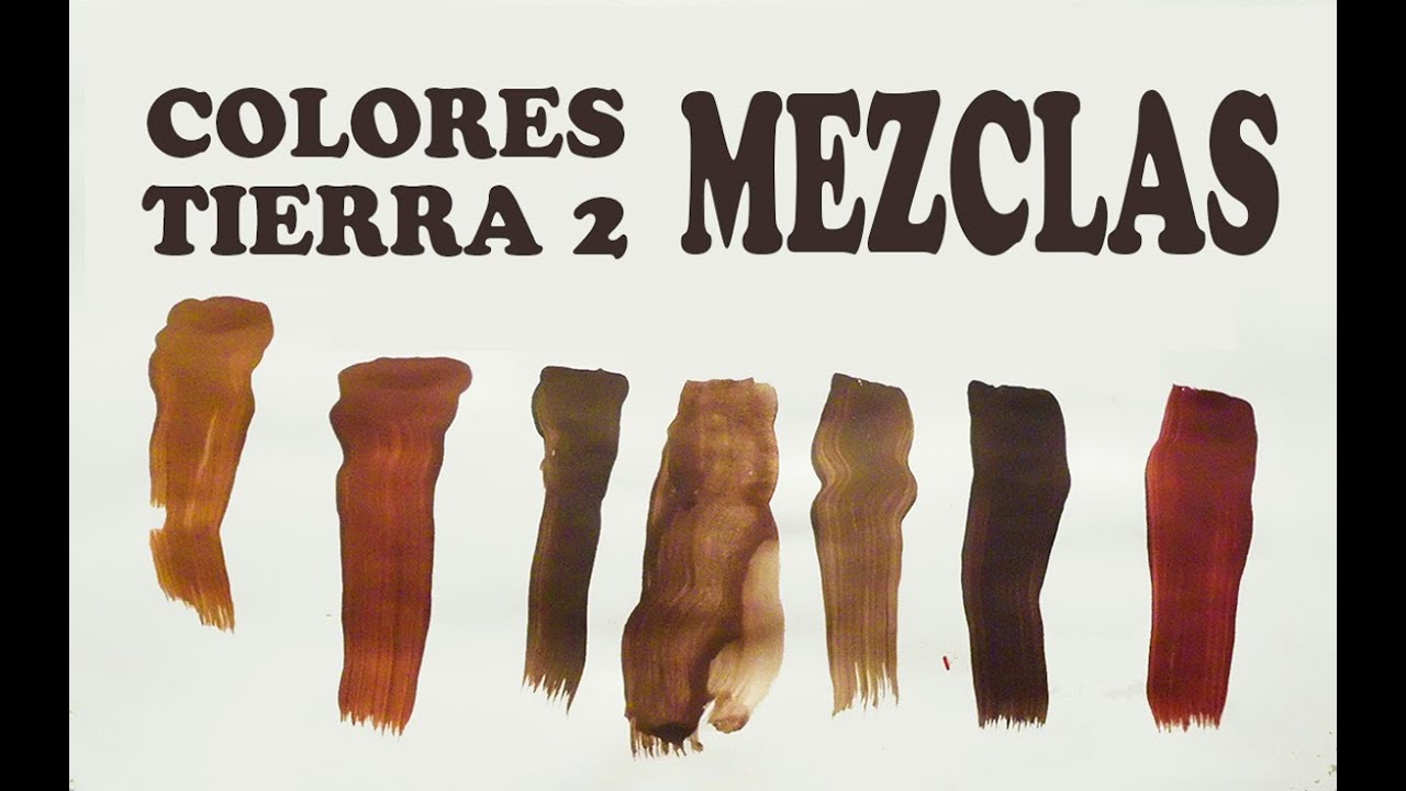 Los colores tierra capítulo 2. Cómo hace tonos óxido, sombra , siena. Nuevo Pintar con Marta