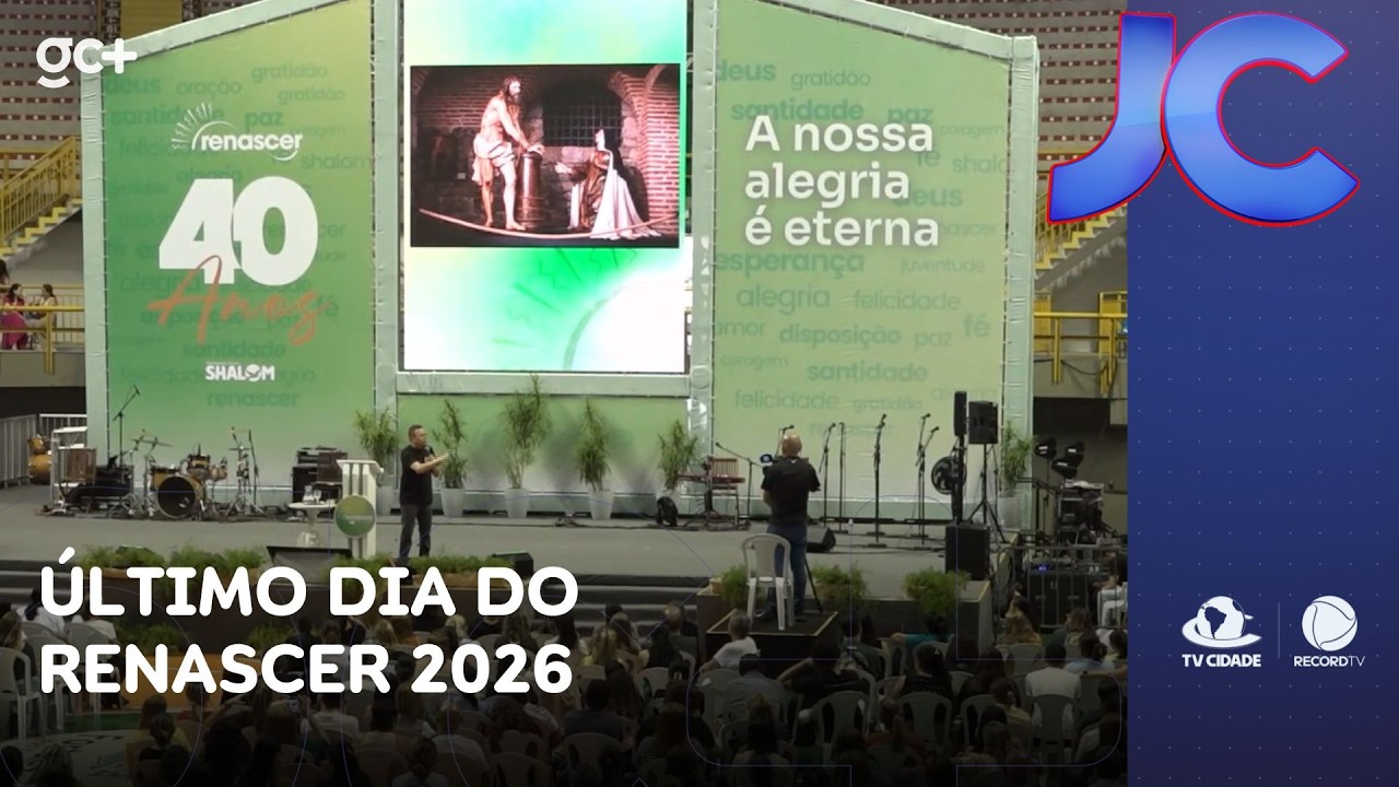 Católicos aproveitam último dia do Renascer 2026 com missa, oração e teatro | Jornal da Cidade