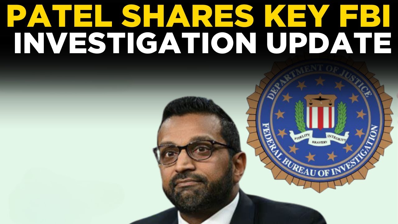 BREAKING NEWS LIVE: FBI Director Kash Patel Addresses Media On Active Federal Investigation |US NEWS