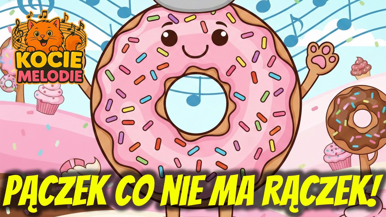 PĄCZEK CO NIE MA RĄCZEK! 🍩👋🏻 ŚMIESZNA PIOSENKA DLA DZIECI NA TŁUSTY CZWARTEK - KOCIE MELODIE 😸🎶