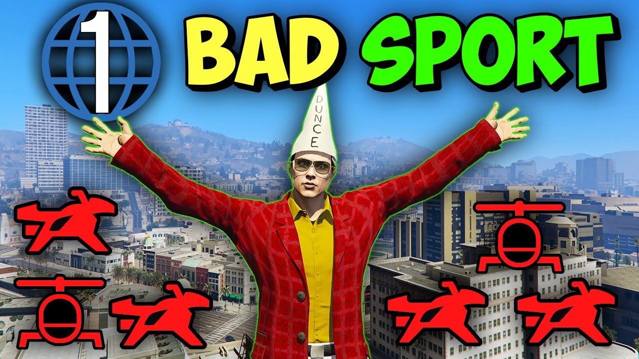 Начать с уровня 1 в лобби BAD SPORT в GTA Online | King of Bad Sport, эпизод 1