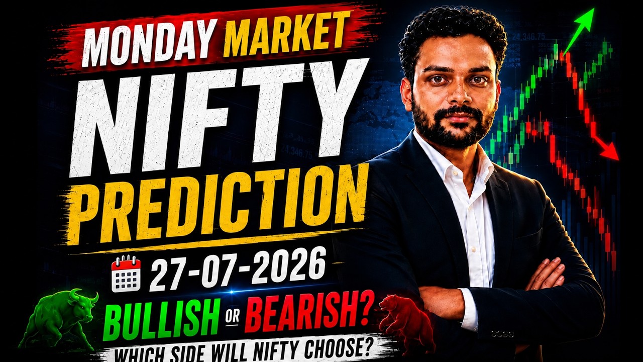 Monday Market Prediction!NiftyAnalysis | Tamil | 27-07-2026