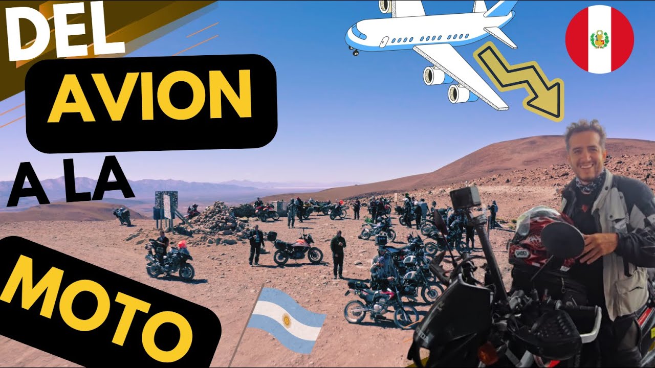 Del AVION a la MOTO!! Con GRAVEDAD 11 y AMIGOS | RUTA 40 ARGENTINA