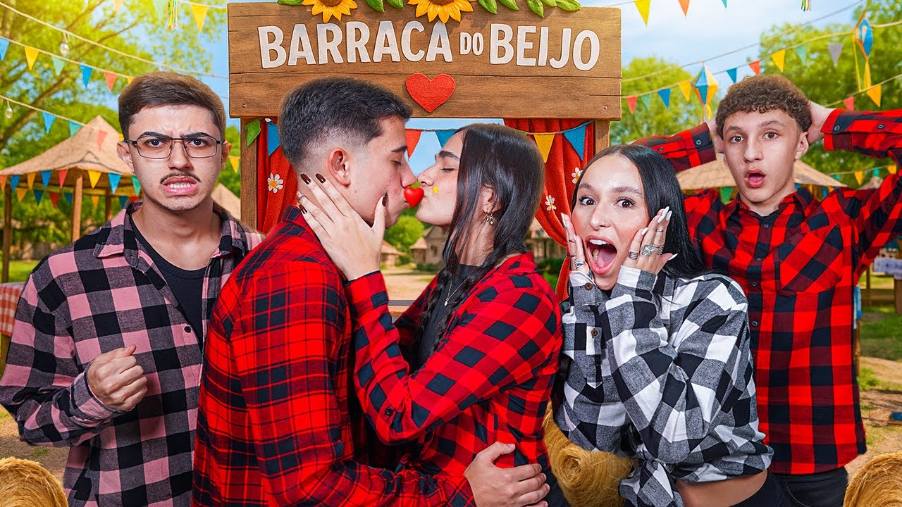 FIZ UMA FESTA JUNINA E ROLOU BARRACA DO BEIJO!