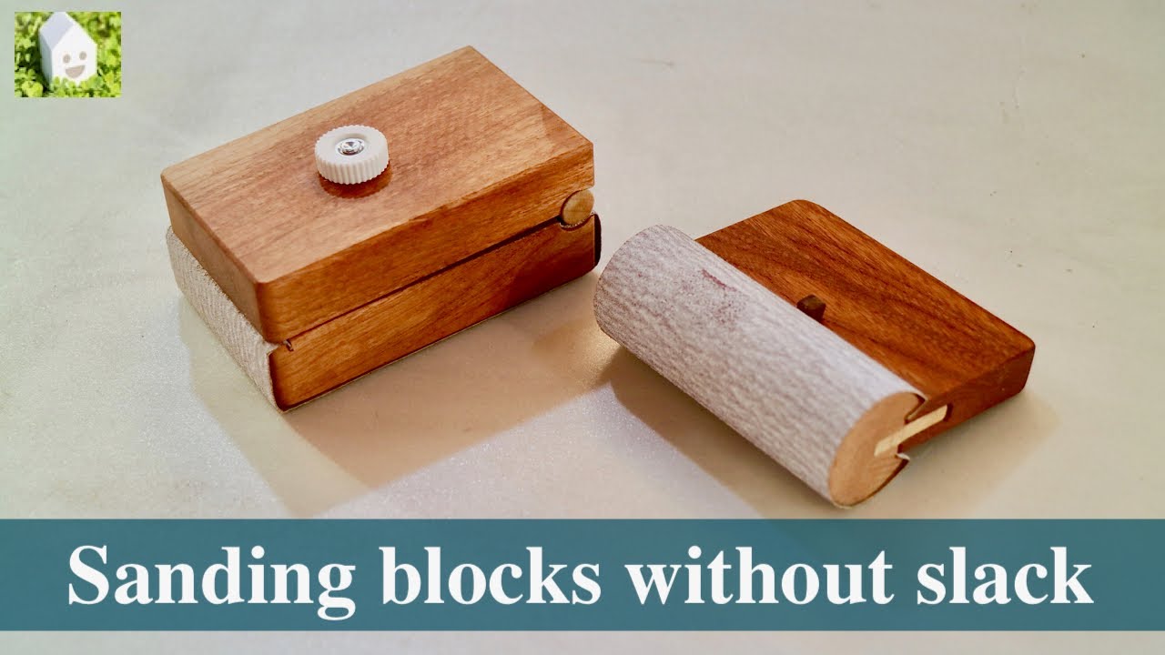 【DIY】たるまず張れるサンドペーパーホルダーを作る／Making sanding blocks without slack