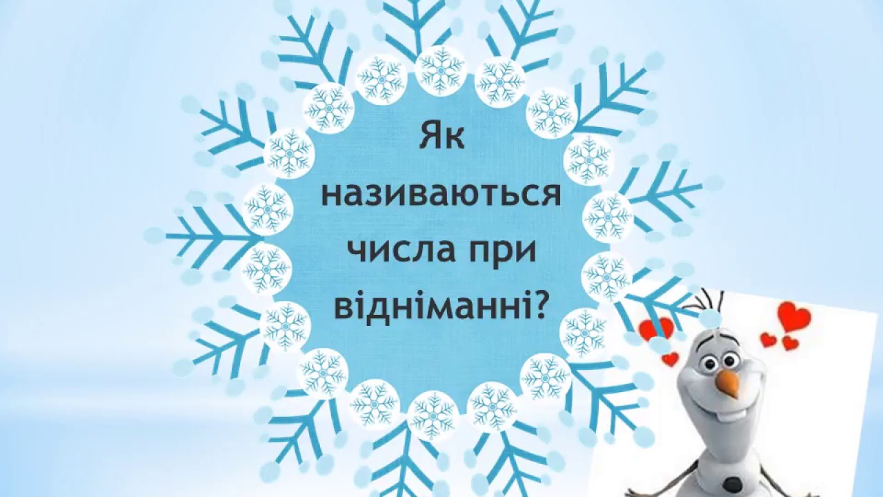 Математика 1 клас  Складання таблиць додавання й віднімання числа 6