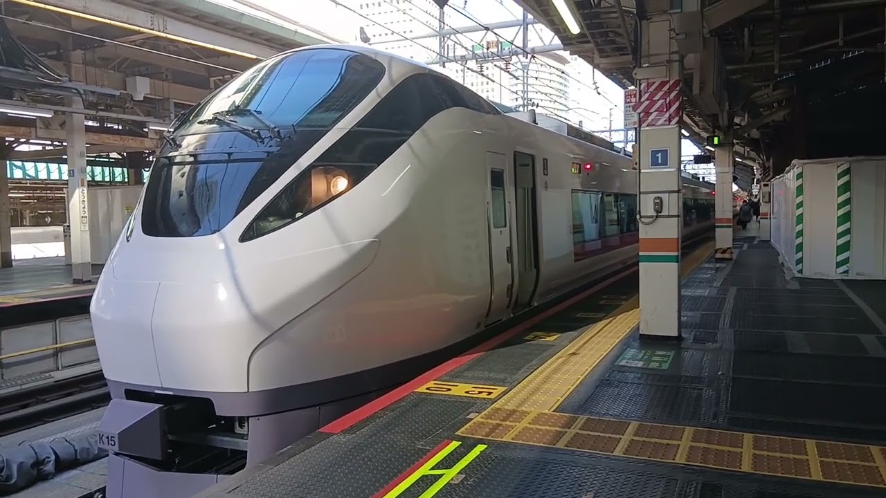 特急ときわ62号62M品川行き東京駅9番線から発車