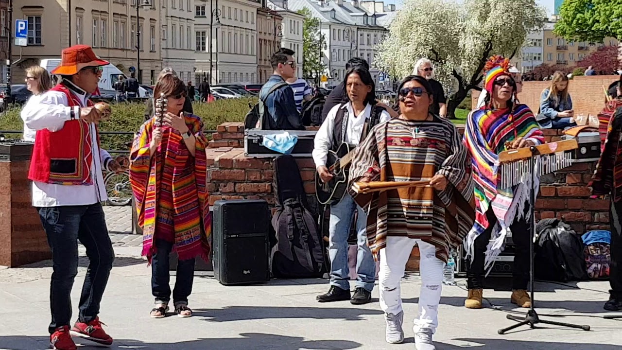 Indianie Inkaymara & Wuauquikuna 2018 Mystic Condor  - Starówka  Warszawska