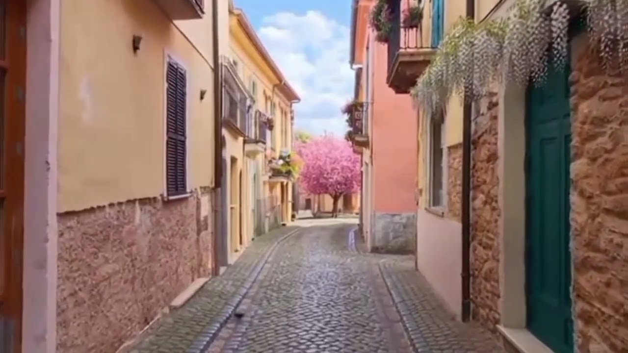 Música Relajante Primaveral | Paseo por Calles Floridas 