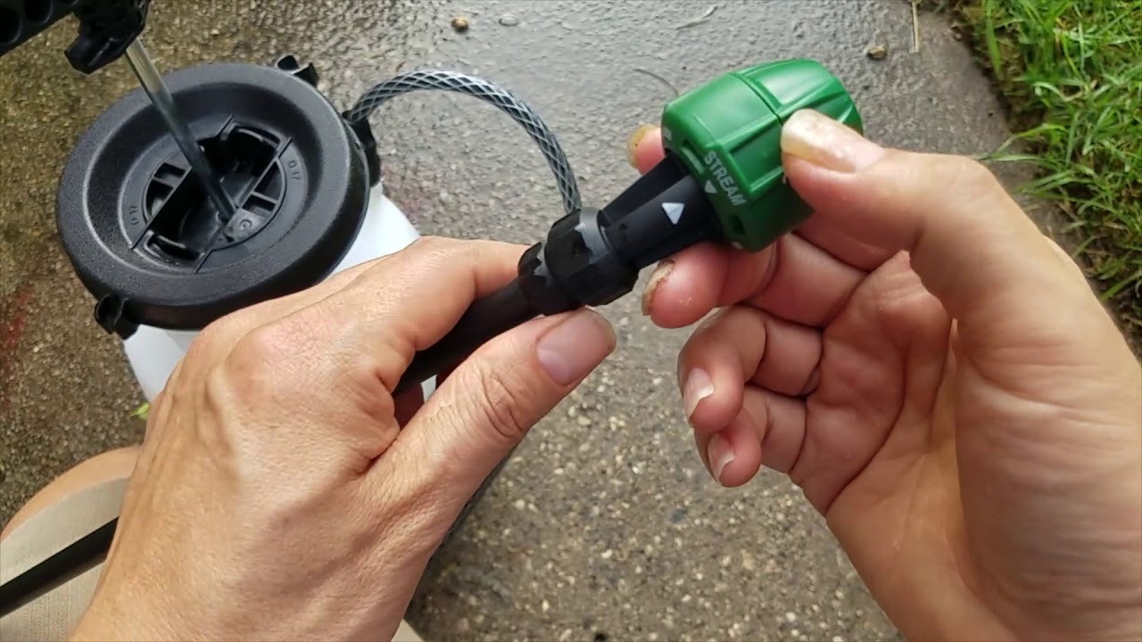 Part 2 - Scotts 1 Gallon Multi-Use Sprayer - How to Use the Nozzle