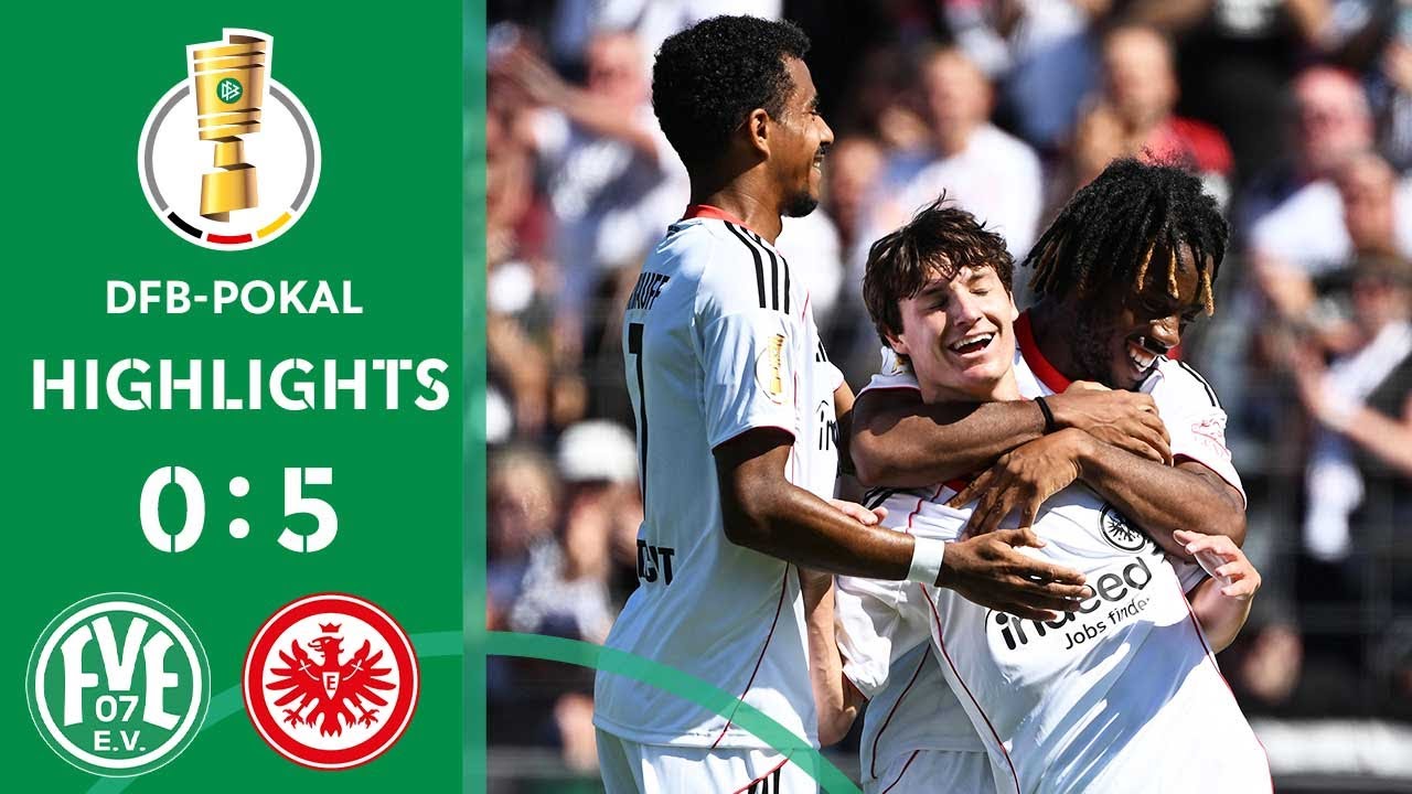 Ritsu Doan with a debut brace! | FV Engers vs. Eintracht Frankfurt 0-5 | HL | DFB-Pokal first round