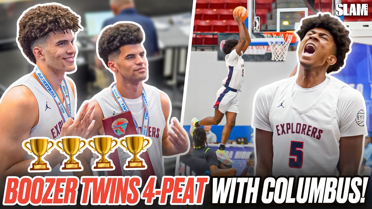 Boozer Twins & Columbus 4-PEAT As Florida State Champions 🚨🏆